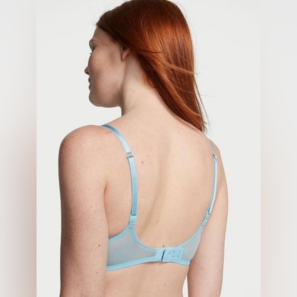 Victoria's Secret Wicked Unlined Lace Blue Topaz
Balconette Bra 34DDD - Picture 2 of 12